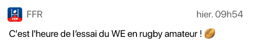 Notification FFR