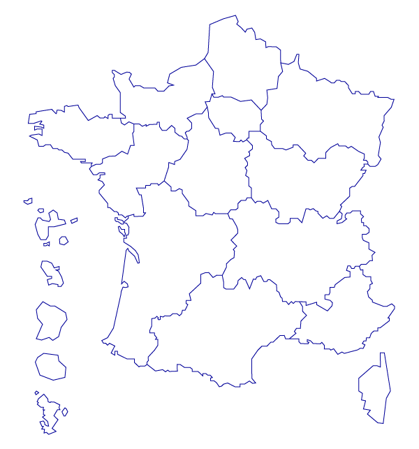 Carte de la France
