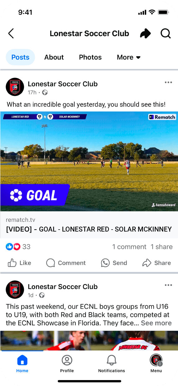 Facebook share