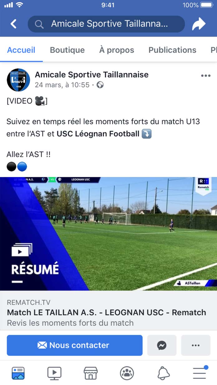 Partage Facebook
